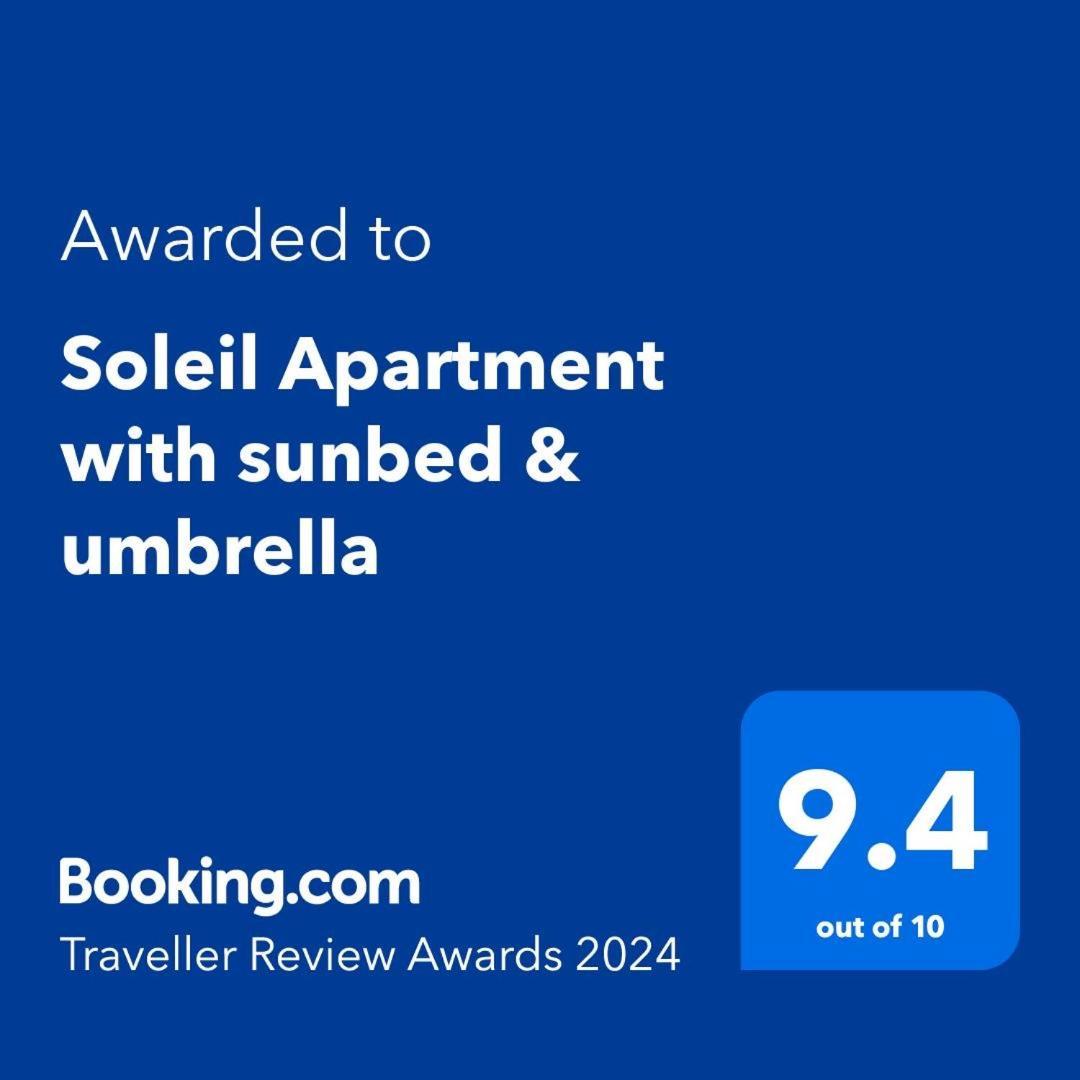 Soleil Apartment With Sunbed & Umbrella Vlorë Exterior foto